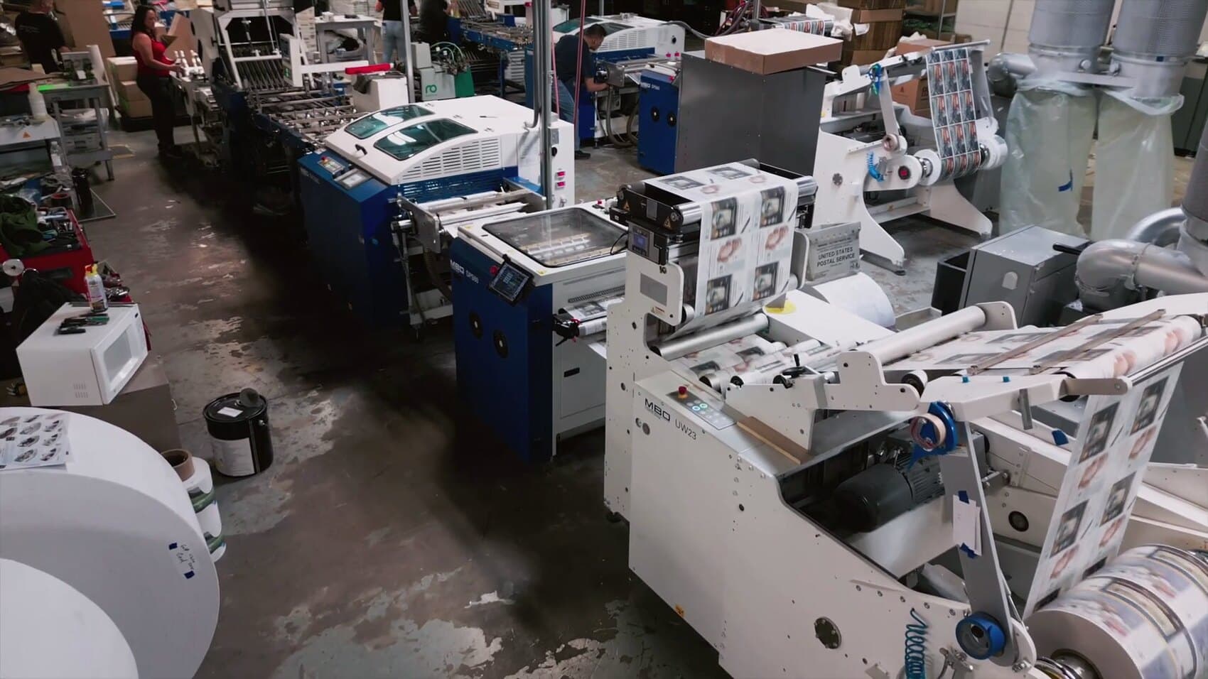 The JD Graphic production floor in Elk Grove Village